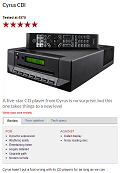 CYRUS CDi - What Hi-Fi - 5 Stars review